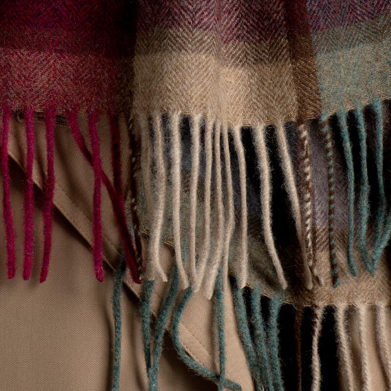 Women's 2025 New Classic Wool Plaid Scarf & Shawl