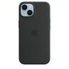 Apple Silicone Case with MagSafe for iPhone 14 Plus - Midnight Black