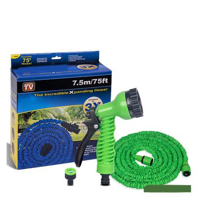 Water Hose Nozzle Sprayer Plastic Car Wash Sprayer Automatic Telescopic Garden Irrigation Tool7.5m