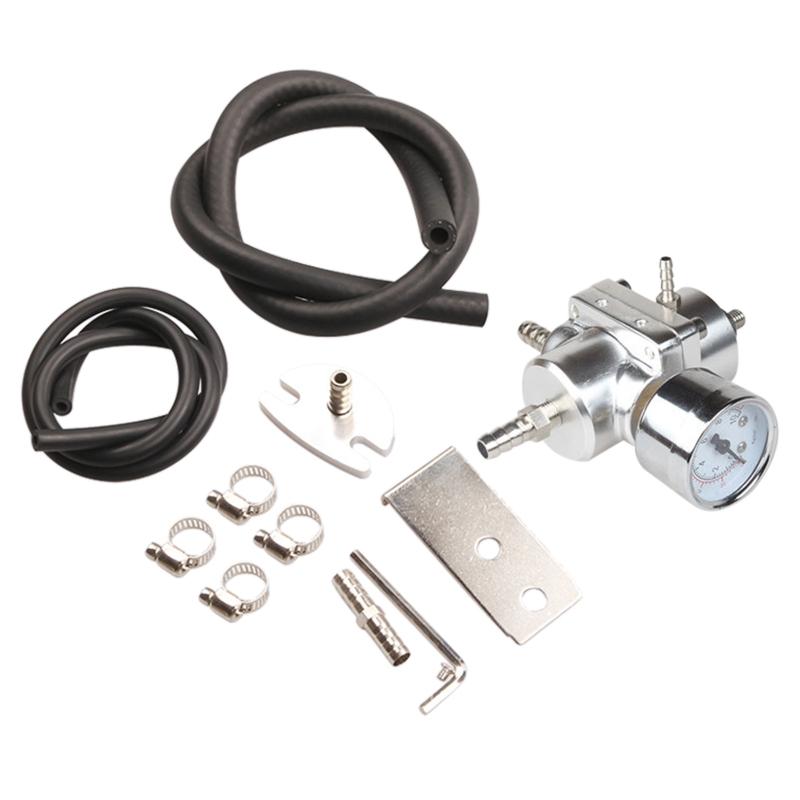 Adjustable Racing Fuel Pressure Regulator With Gauge Fuel Supercharger