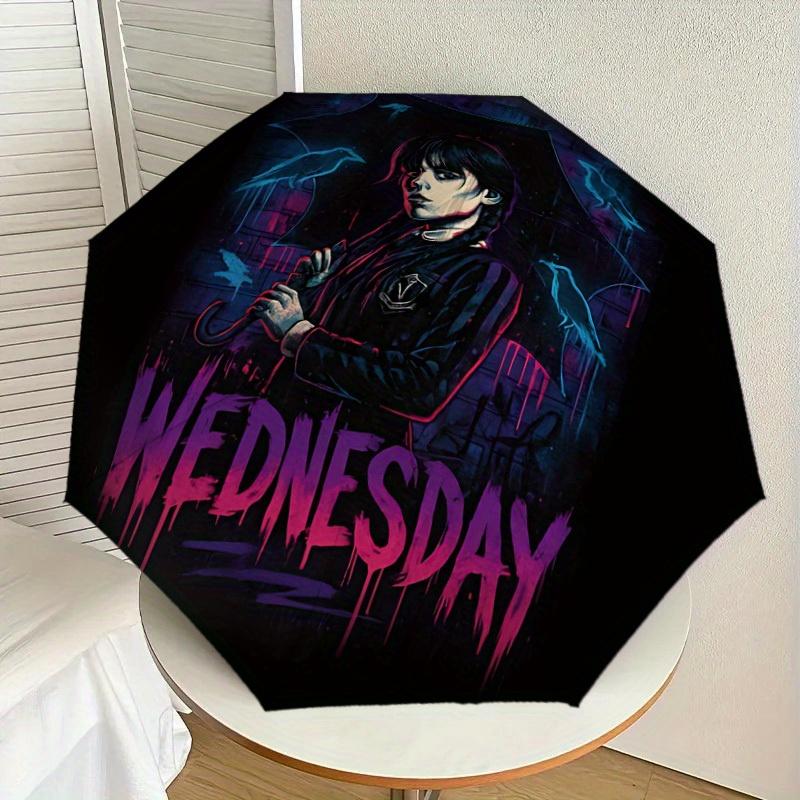 1pc Wednesday Addams, Umbrella Themed Umbrella for Men & Women, Valentine s Day Christmas Decorative Umbrell131