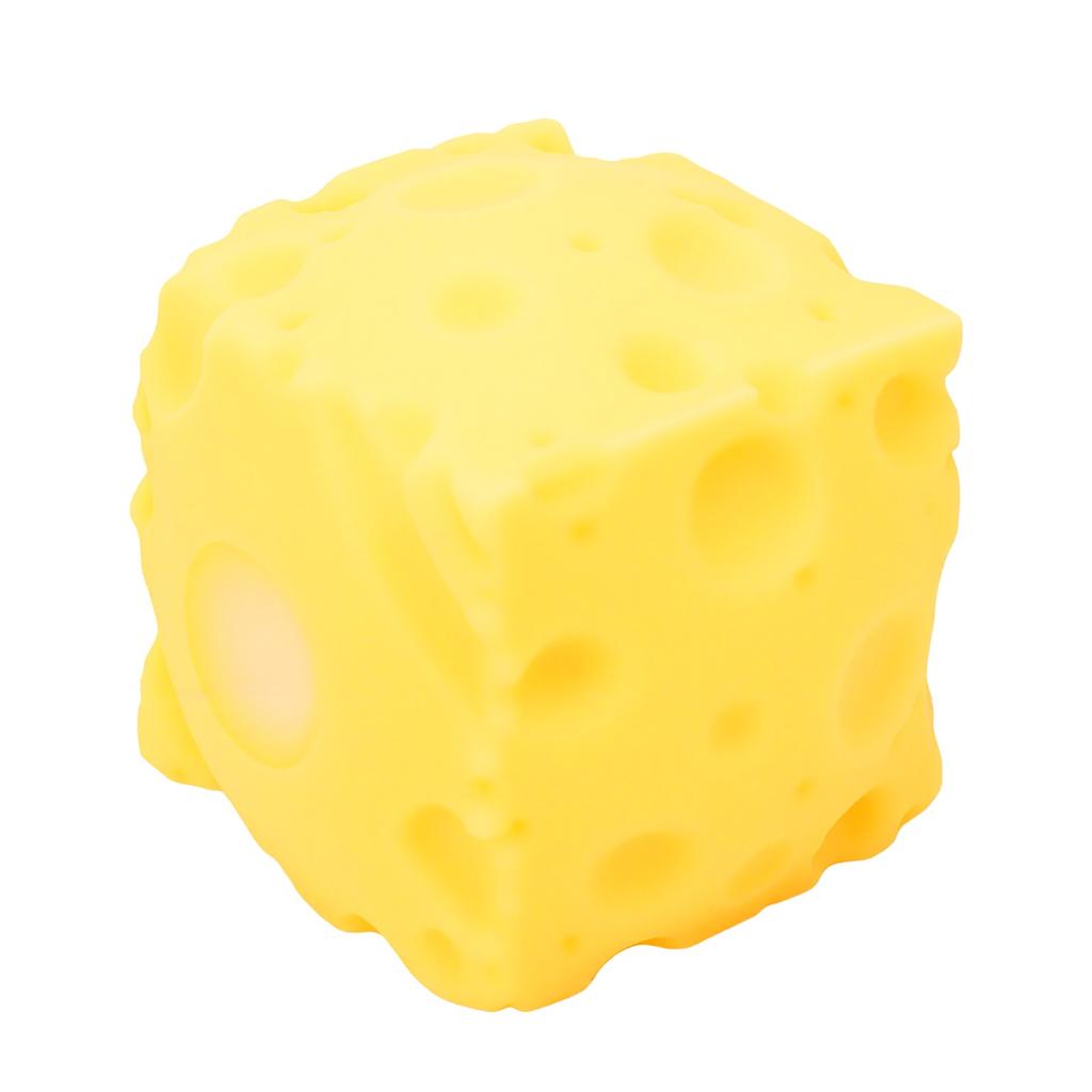 Cheese Block Squeeze Toy Slow Rising Soft Simulation Food Squeeze Toy Cute Desk Decor Office Classroom Birthday Gift