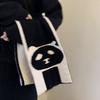 New Korean Style Winter Panda Woolen Scarf for Women Warm Student Cute Japanese Style Couple Scarf Versatile for Men