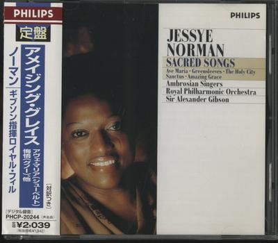 CD NORMAN JESSE AMBROSIAN SINGERS   Amazing Grace PHCP20244 Philips 1998 Japan ObiClassical Used