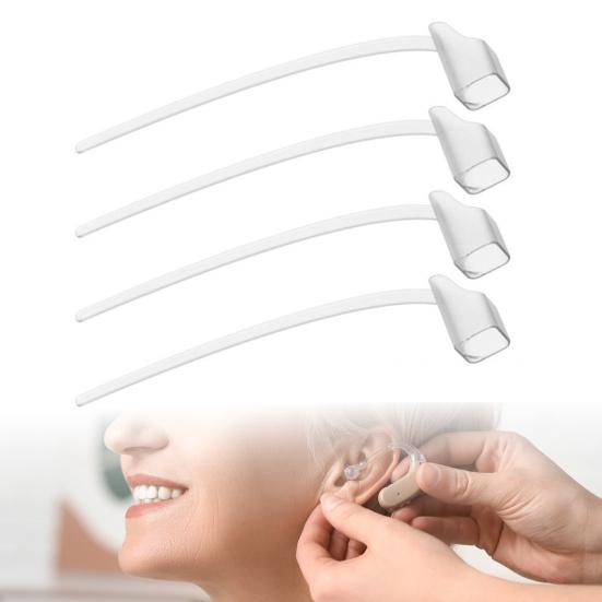 4/8Pcs Hearing Device Sports Lock Hypoallergenic Lightweight Secure Fit Silicone Hearing Device Fixing Lock
