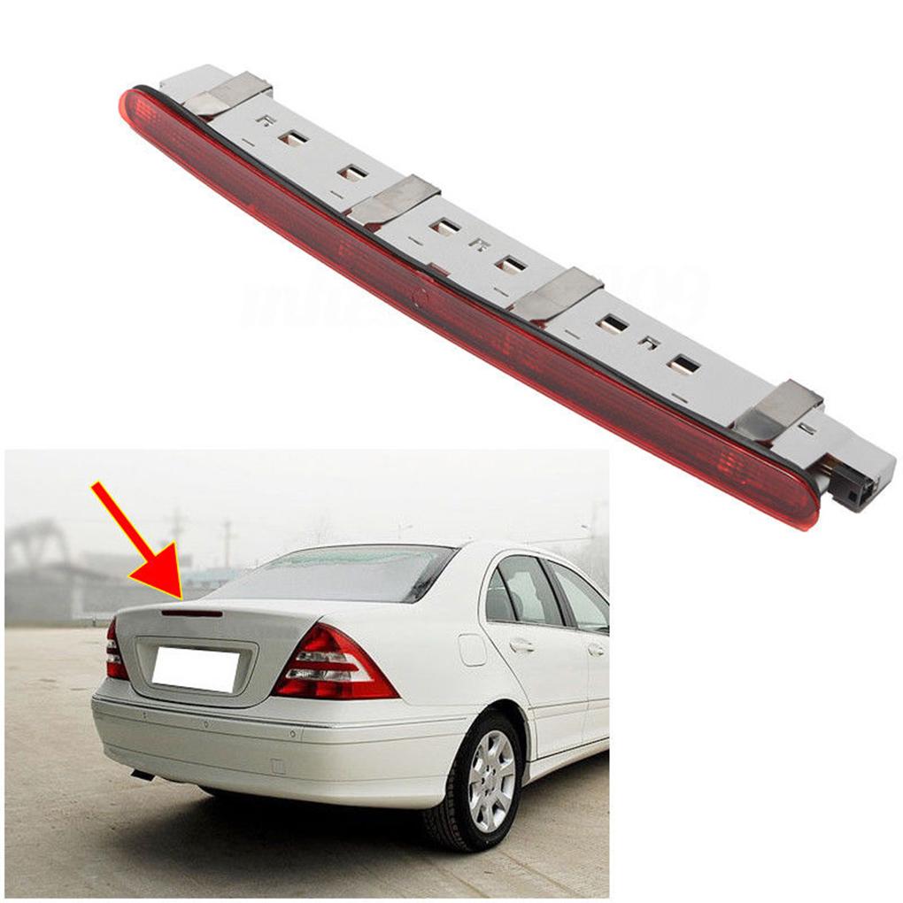Hohe Bremsleuchte Dritte Bremsleuchte Kunststoffgehäuse Rückleuchte Automobilbeleuchtung Zubehör Ersatz für 203 2000-2007