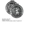 St Christopher Visor Clip for Car Metal Saint Christopher Amulet Safety Talisman Automotive Accessories