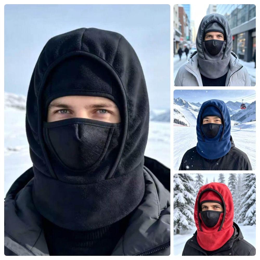 Cold-resist Balaclava Hat Unisex Neck Gaiter Warm Thermal Head Cover Skiing