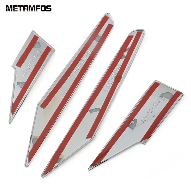 For Hyundai Kona Kauai 2017-   Chrome Rear View Side Door Mirror Strip Molding Trim Exterior Accessories Car Styling