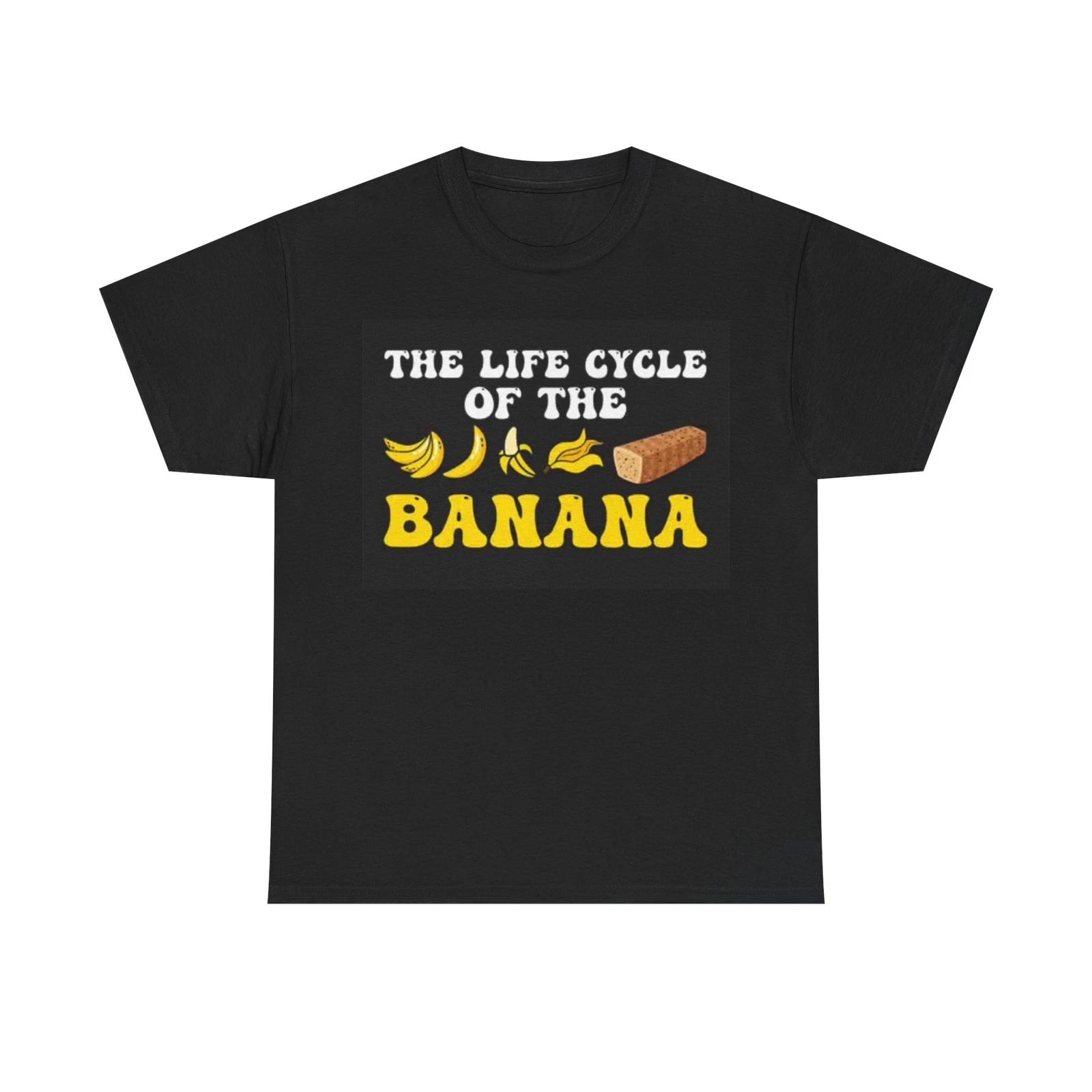 Men s and Women s T-shirts Life Cycle Of A Banana XXXXL