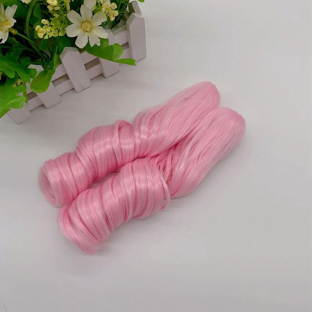 Pferdeschwanz, BJD, SD-Puppe, Haarklemmpuppe, langes lockiges Haar, Pferdeschwanz, Plüschpuppe