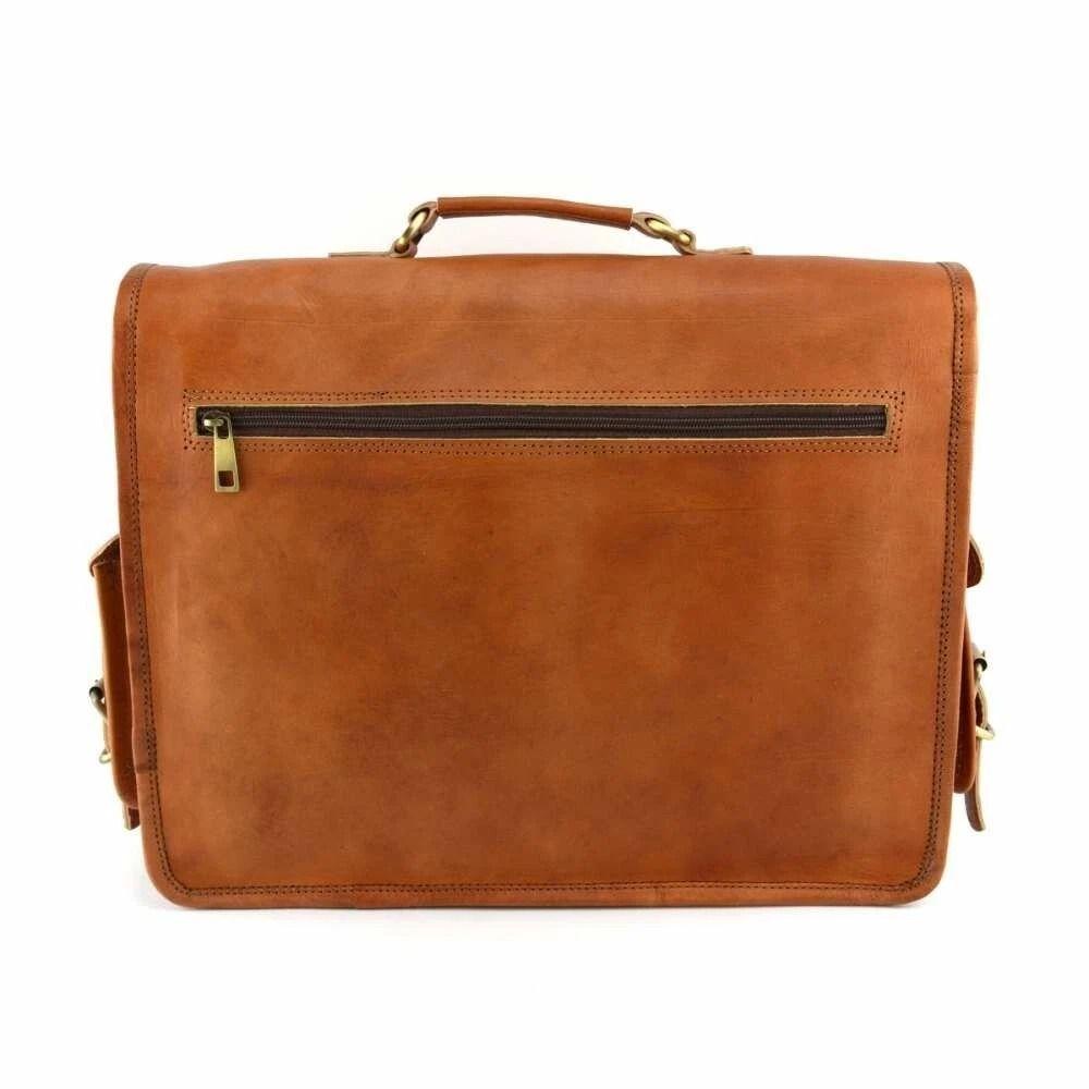 Bag Laptop Leather Messenger Handmade Vintage Briefcase Satchel Shoulder Men