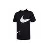 T-shirts Heren Zwart Ronde Hals Normale Rechte Pasvorm DD3350-010