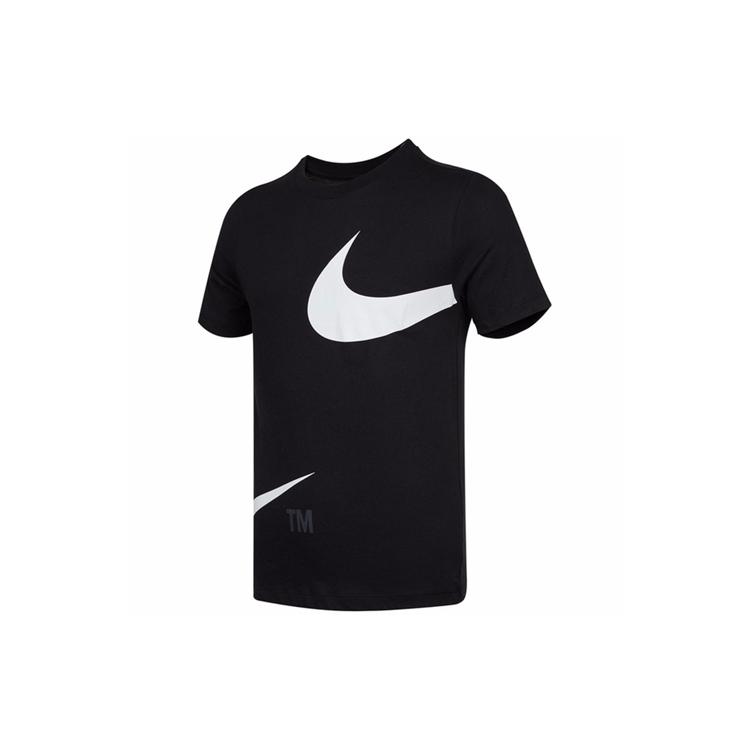 Nike T-shirts Heren Zwart Ronde Hals Normale Rechte Pasvorm DD3350-010