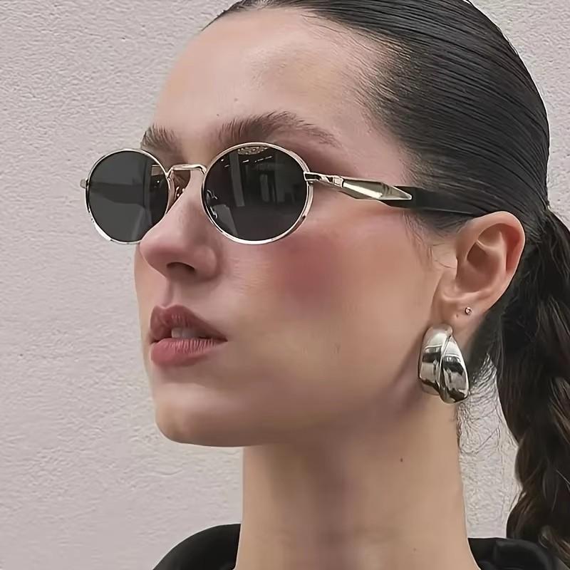 Non-polarized Vintage Round Sunglasses Women Men Ircular Sun Glasses Female Round  Eyewear for Male Female Eyeglasses