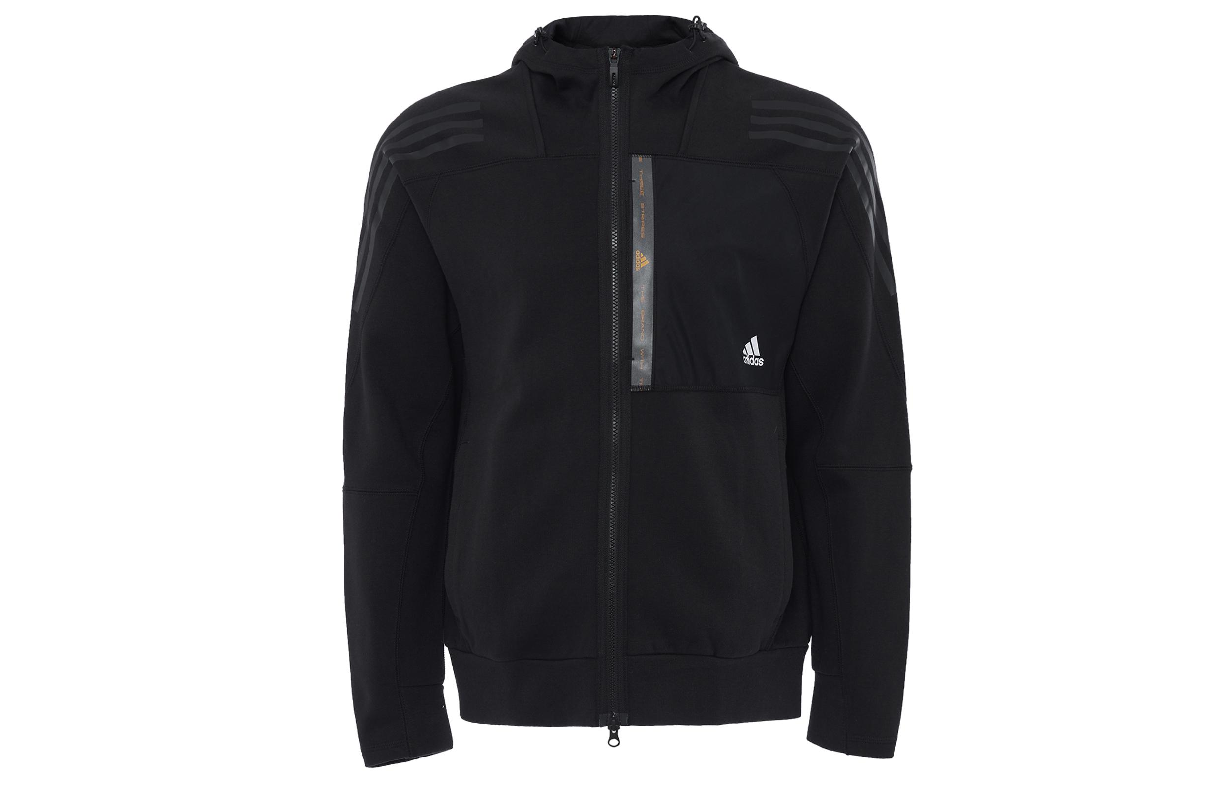 Adidas Jackets Men s Black Hooded Moderate Other HE7404 S