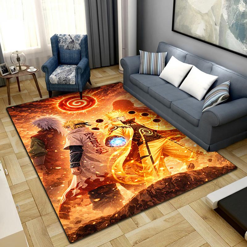 Anime-Naruto Area Carpet for Living Room Bedroom Home Decor Cool Movie Mat Floor Mat -LXR63