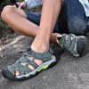 Summer Breathable Anti-skid Beach Shoes Outdoors Flats for Men Soft Sole Casual Sandals Leisure Walk Hollow Out Footwear Sandals