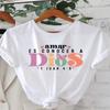 Women Crew Neck Letter Print Drop Shoulder Sleeve Tee- Fashion Short Sleeve Top
