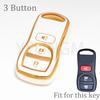 For Infiniti Fx 35 Qx56 Ja60 For Nissan Tiida Xtrail T30 Altima Sentra Frontier Accessories Tpu Remote Car Key Cover Case