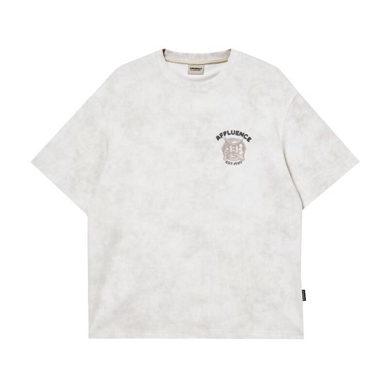 Jack & Jones Men's Letter Embroidered Round Neck Short Sleeve T-Shirt