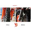 Front Fork Protector Shock Absorbers Guard Wrap Cover Fork Skin For CX125 Motorcycle Motocross Plastic Cover