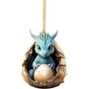 Dragon Egg Dragon Baby Egg Ornament 2D Acrylic Dragon Pendant  Rendering Atmosphere