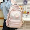 Schoolbag high value Japanese cute double backpack female small fresh Mori school bag lightweight simple large capacity backpack