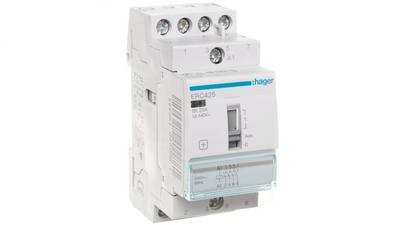 Contacteur modulaire avec commande manuelle 25A 4F 230V AC ERC425