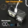 Rechargeable Fishing LED Headlamp with Sensor and Battery Indicator Super Bright Camping Light Using XPG Lamp Beads Headlight