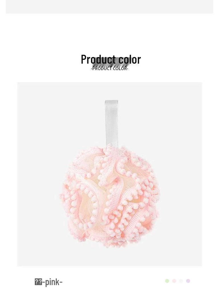 Durable Large Super Soft Bath Flower Ball - Non-Dispersing Foaming Net for Back Scrubbing