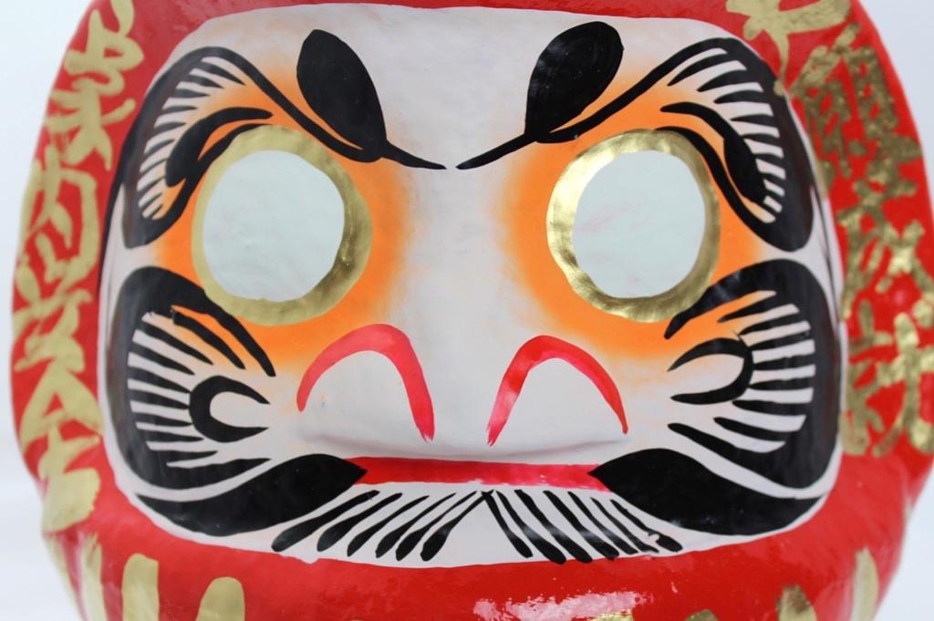 Takasaki Daruma Fuku Daruma 8 Red of the Family and Fulfillment of Great 25x21x26cm No. "Safety Wishes" DARUMA-FUKU8