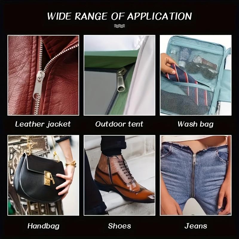 12pcs instant zipper repair kit with zipper drawstring extender, various sizes suitable for universal design of jackets, wallets