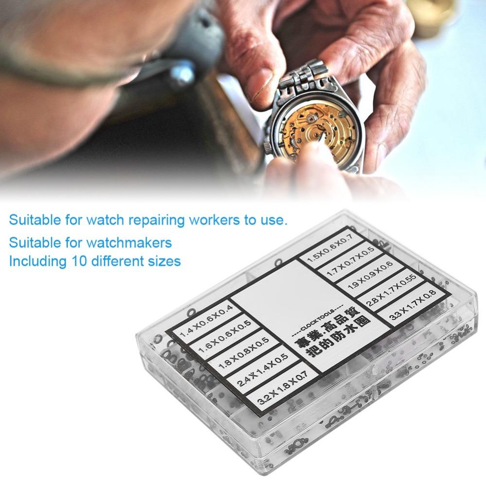 Black Watch Waterproof Seals 8.6*6.4cm Watch Repair Tools Waterproof O Ring Kit For Watchmakers