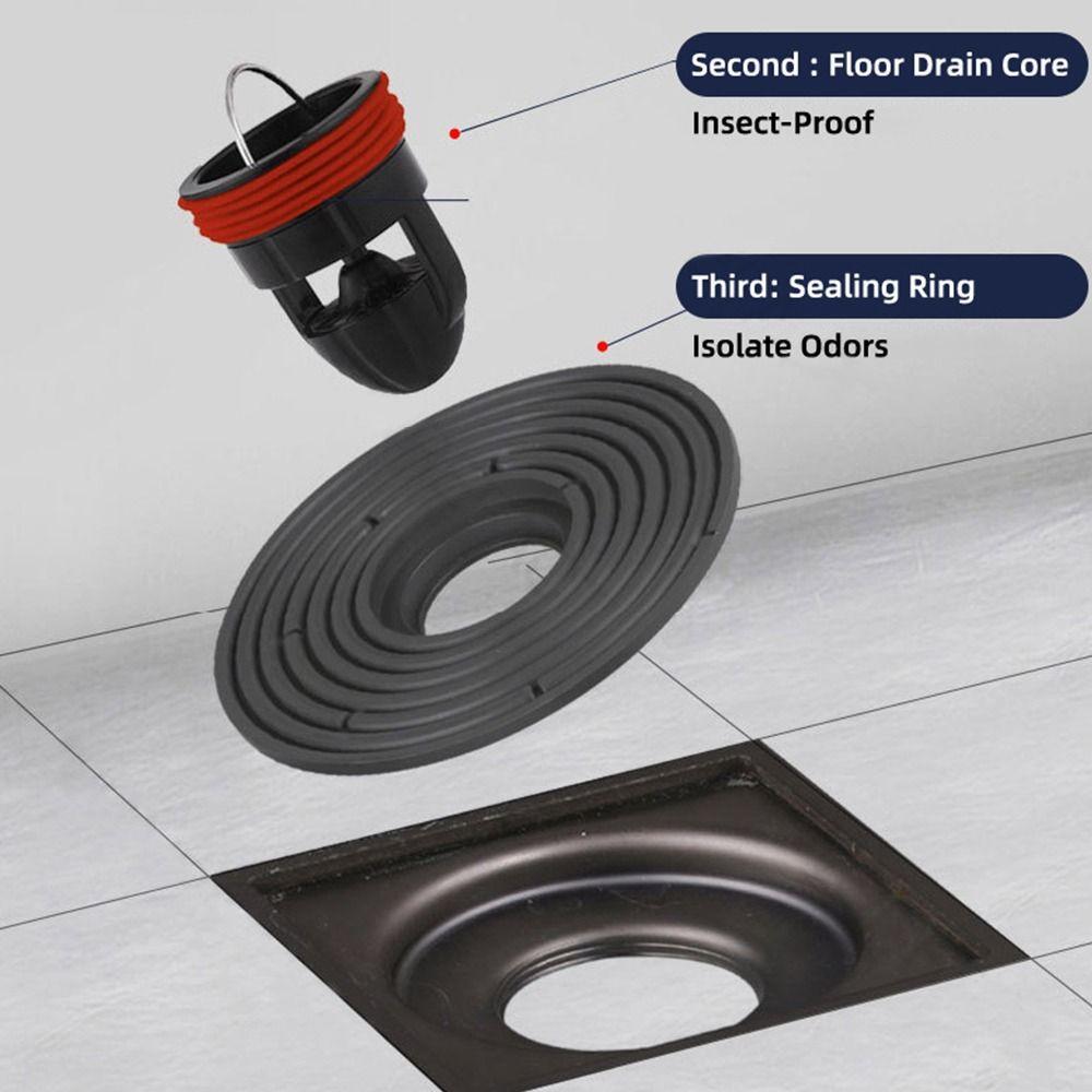1Pcs Odor And Insect Proof Sewer Cover Can Be Cut Sewer Rapid Drainage Durable Floor Drain Core