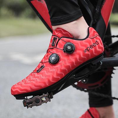 Scarpe da Ciclismo da Strada Traspiranti da Uomo - Resistenti all'Usura & Senza Bloccaggio