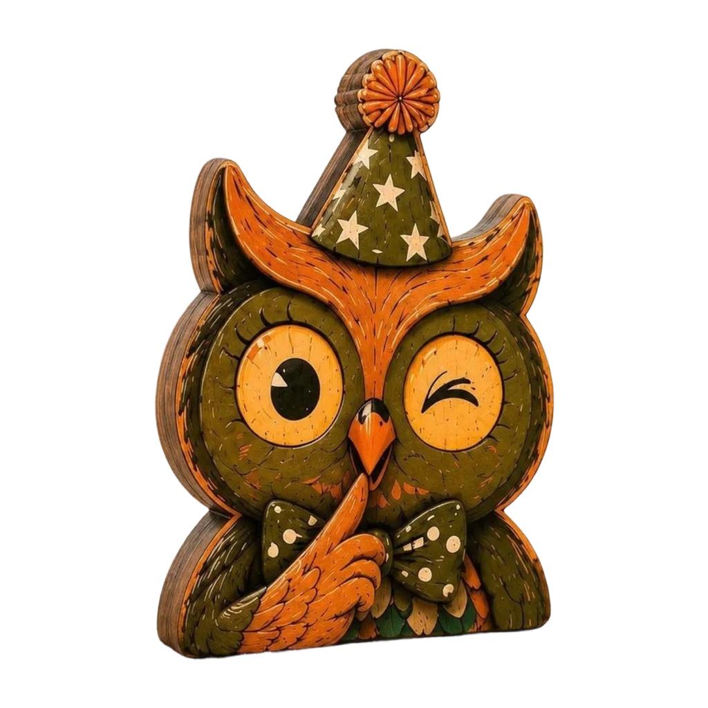 Double-Sided Printed Halloween Wooden Tabletop Decoration for Home Fall Decor