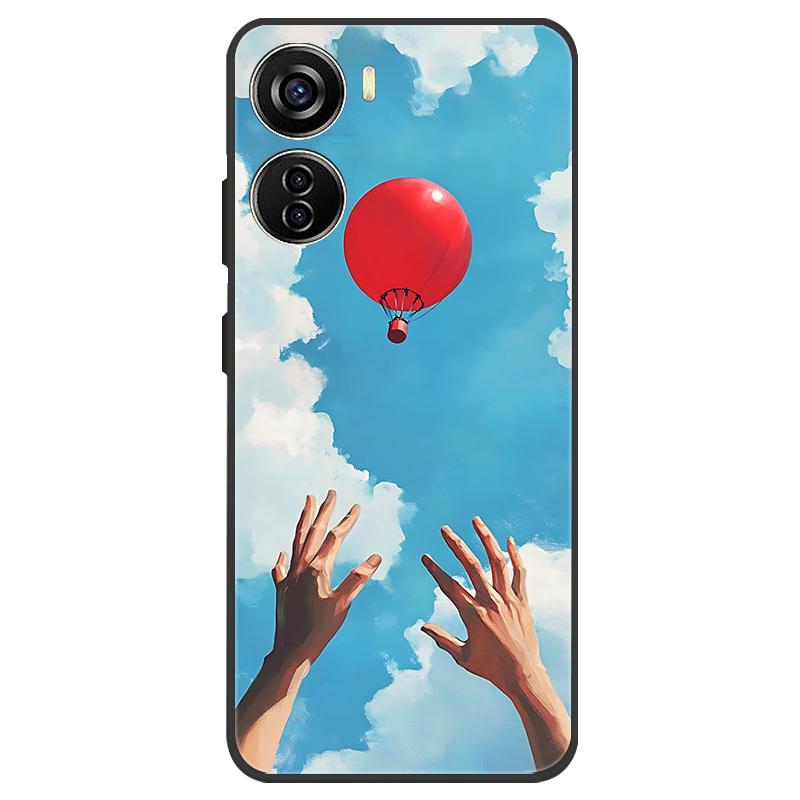 For ZTE Nubia Neo 5G Case Silicone Luxury Space Soft Bumper for ZTE Nubia Neo 5G Phone Cover TPU Funda Nubia Neo Fashion Bag