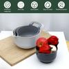 4Pcs Plastic Mixing Bowl Set Reusable Plastic Nesting Mixing Bowl Multifunctional Nesting Container for Kitchen Cooking Baking