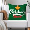 Fashion G-Carlsberg G-Group Pillow Case Applicable Space For Guest Rooms Interiors Cars Office House Decoration
