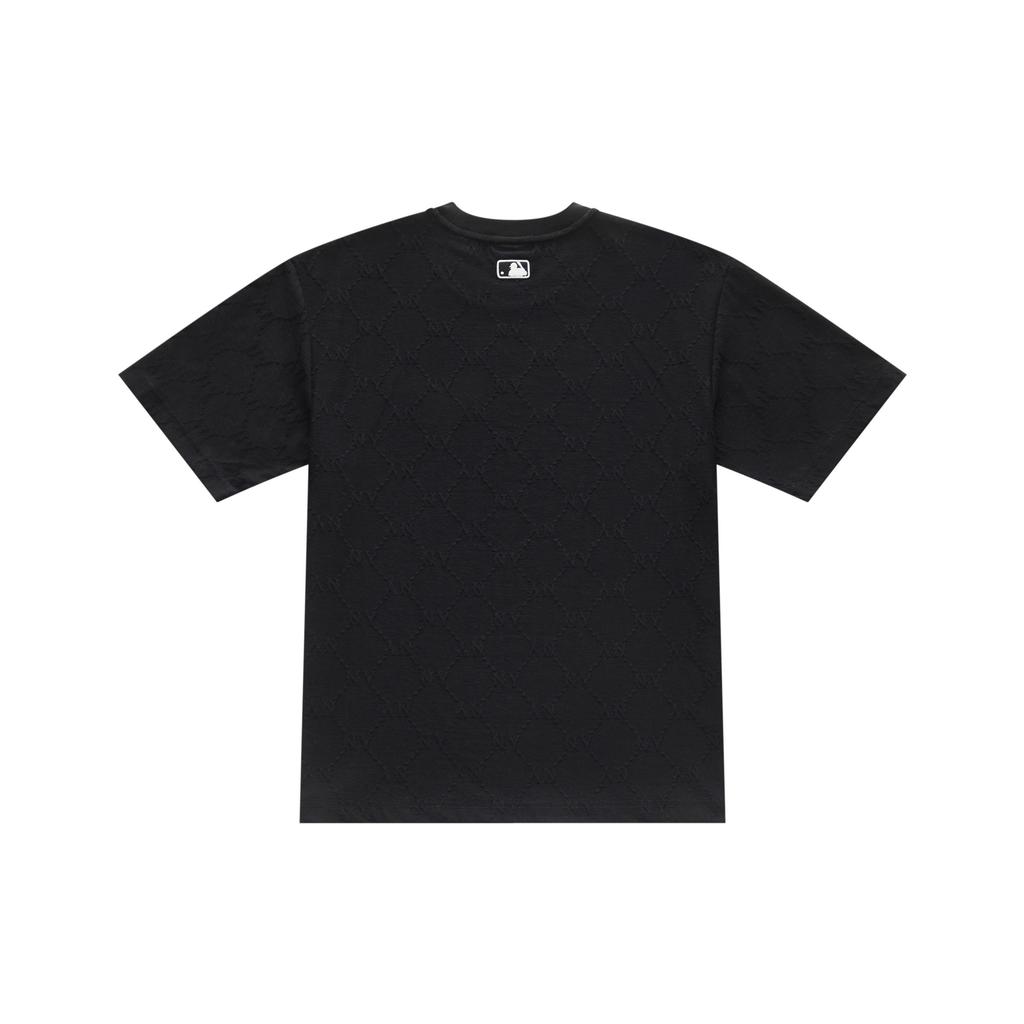 MLB MONOGRAM SS25 T Shirt Unisex Black 3ATSM1353-50BKS