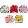 New Baby Hat, Small Floral Breathable Thin Children's Pullover Hat, European and American Versatile Baby Tire Hat