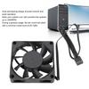 70mm PWM Fan Dual Ball Bearing Cooling Fan 4 Pin PWM Intelligent Temperature Control PC Case Fan Speed Up To 2500RPM 7 Blade