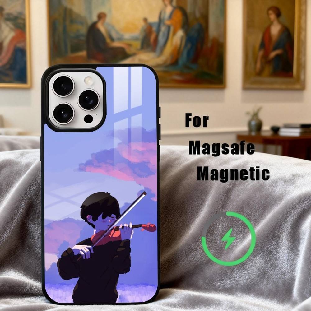 G-Game O-Omori-L Phone Case For iPhone 17,16,15,14,13,12,Plus,Pro,Max for Magsafe Magnetic Wireless Charging