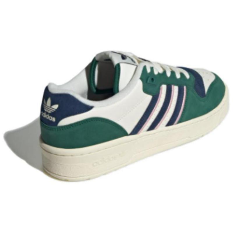 Adidas Originals Rivalry Anti-Slip Wear-Resistant Low-Top Skateboard Shoes Green White Sneakers IH0500