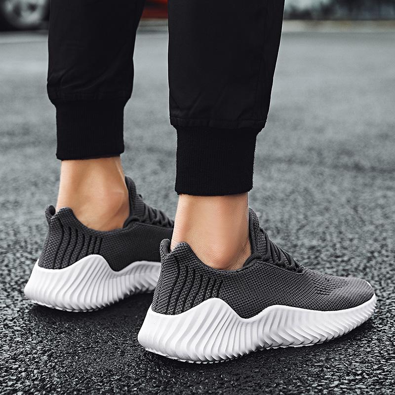 Zapatillas negras para hombre Zapatillas de running transpirables con  cordones Con cordones Casual Trainers de gran tamaño comprar a buen precio  — entrega gratuita, reseñas reales con fotos — Joom