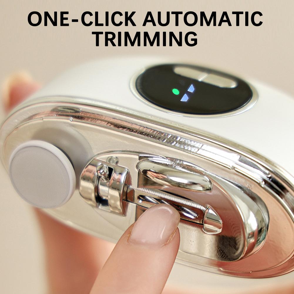 Silents Electric Nail Trimmer Safe Gentle Nail Care Grinder Anti-Pinch Technology Safe Nail File Baby Grooming Manicure Care