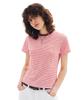 HELLO SUNRISE Hs Vtg Stripe Tee(W)_Pink