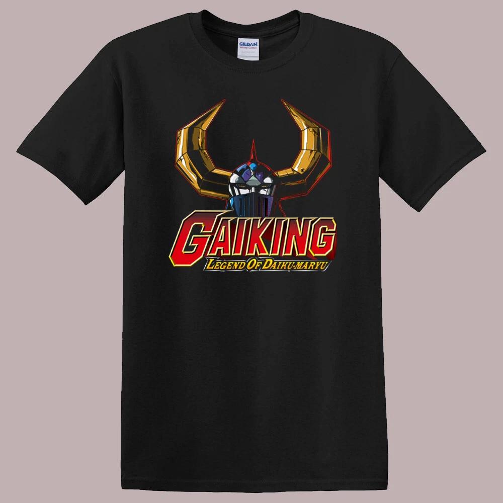 Gaiking Japan Anime Tokutatsu Black T-Shirt Tee Top Unisex M
