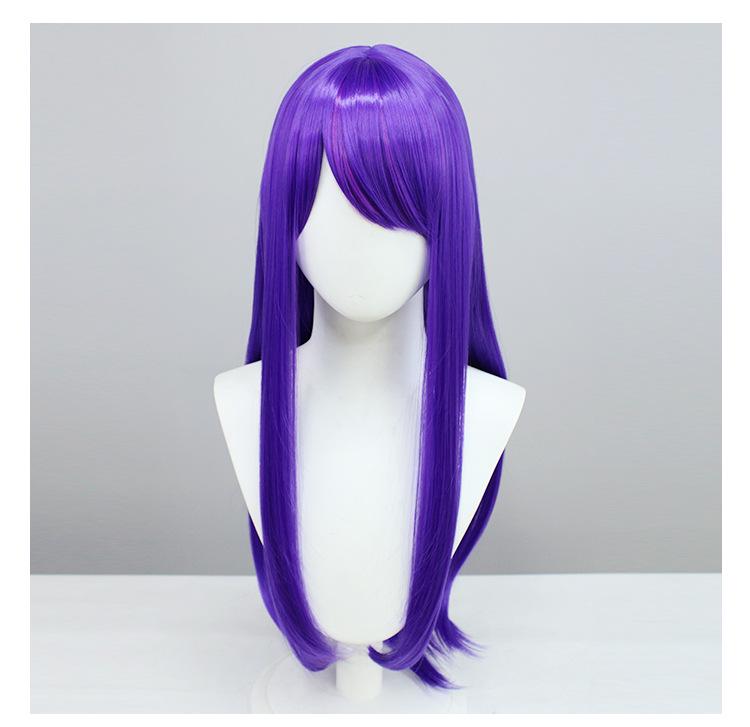 Piao Yi Oshi No Ko Hoshino Ai Deep Purple Ponytail Cosplay Wig